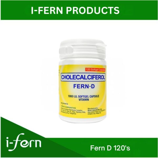 Fern-D (120 Softgels) - ifern Health Vitamins & Supplements